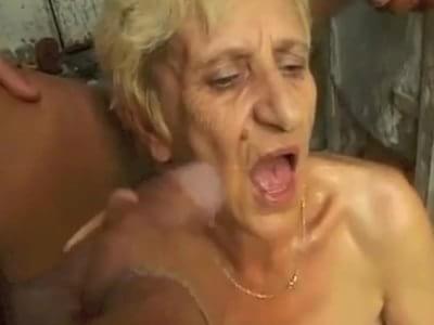 Ugly granny gets piss farts satyriasiss