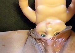 Barbie doll anal insertion