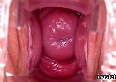 Vagina closeups internal pussy speculum