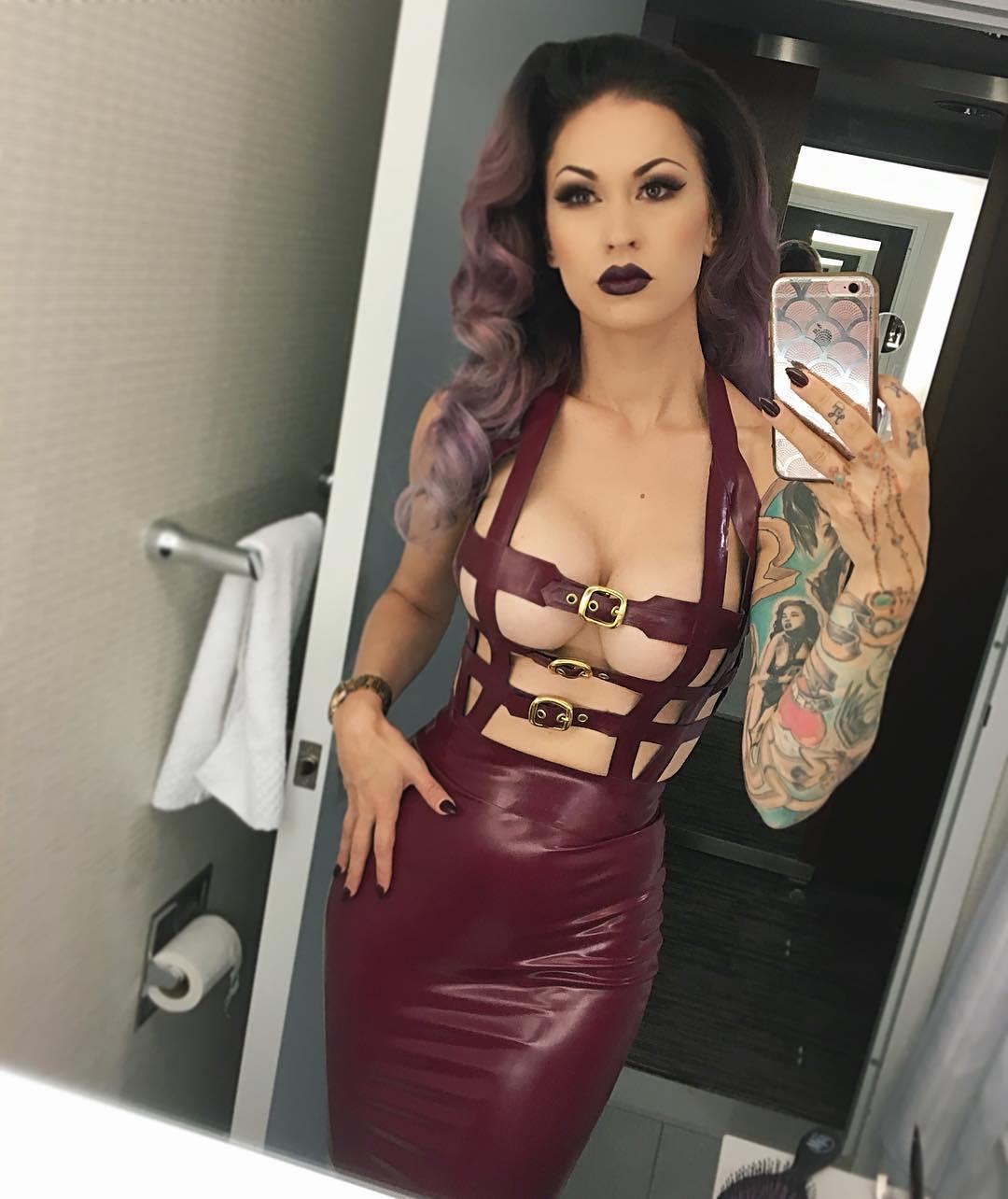 That latex dress