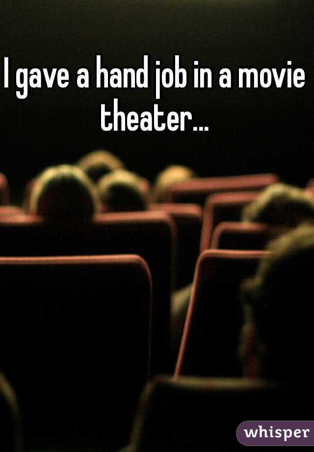 Bentley reccomend Hand job in movie theater Handjob