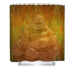 Kitten recommendet shower curtain Happy buddha asian