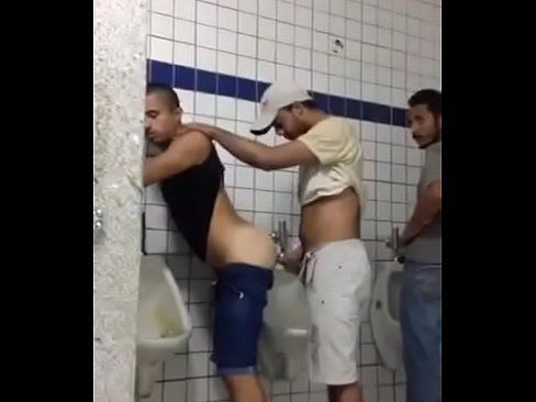 Gay sex in cinema toilet