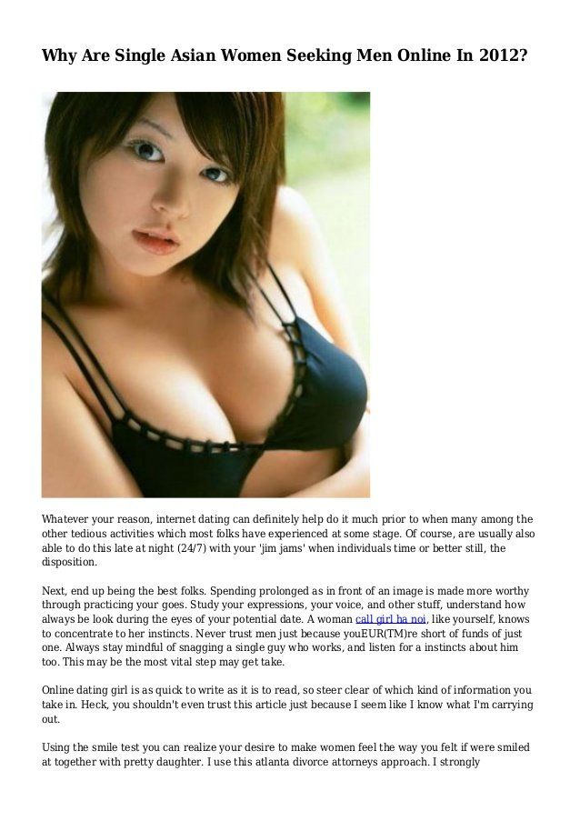 Asian girls seeking guys