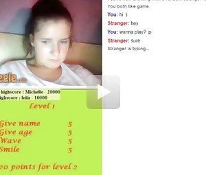 best of Omegle teen game plays