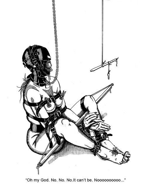 The I. recomended self Bondage drawing