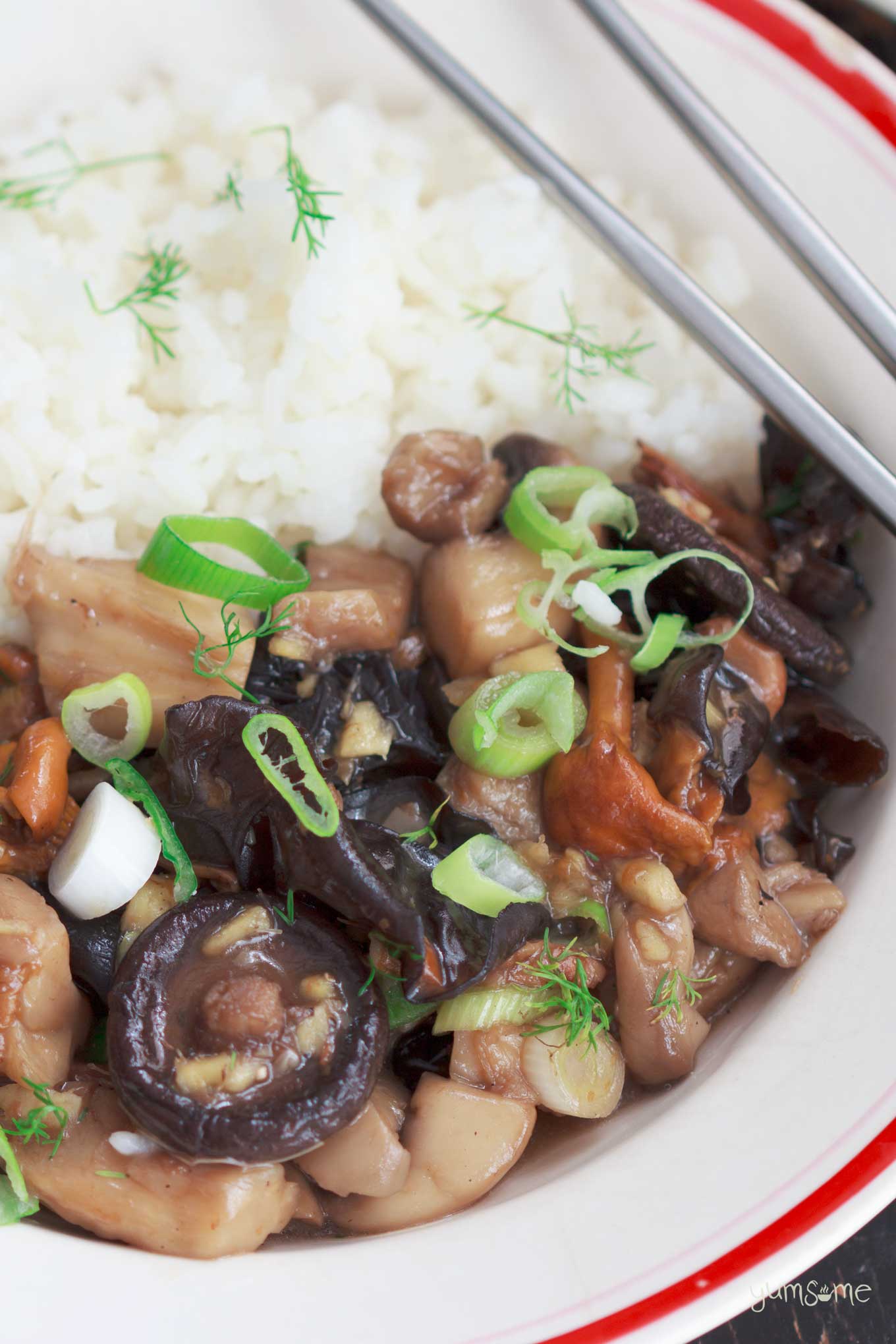 Asian mushroom sauce