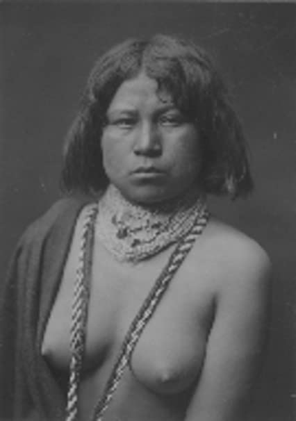 Naked american indian women portraits