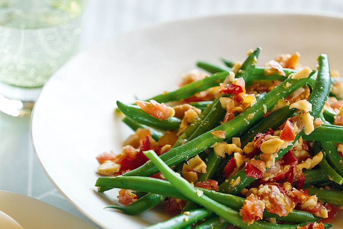 Asian green bean salad