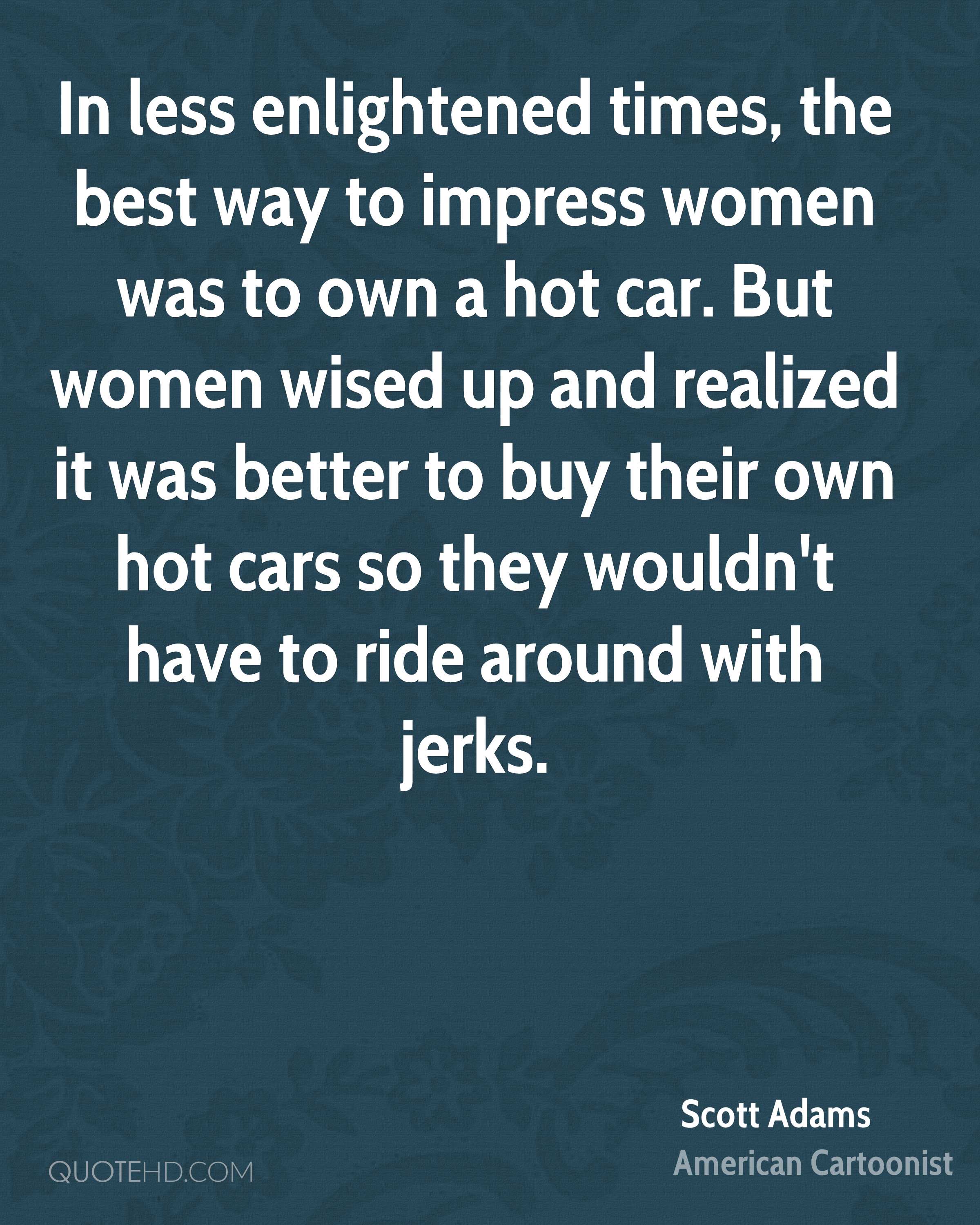 Car and women quote