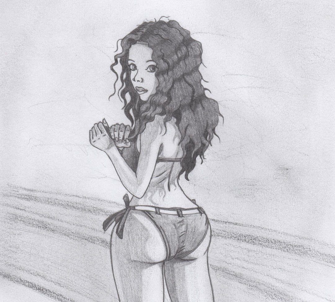 Hot drawing of naked girls