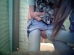 best of Peeing girls caught Spy cam