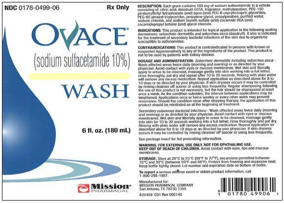 Ovace facial wash