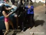 Black girl naked fight