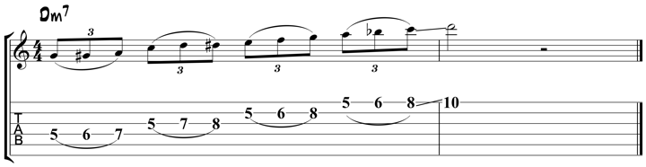 Pat metheny lick tab