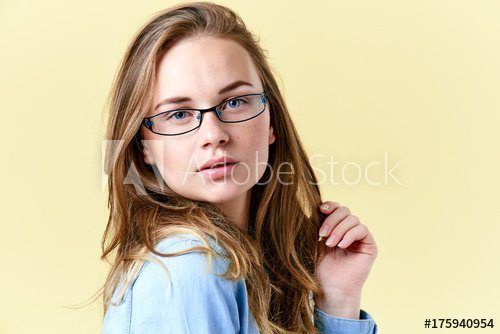 Sexy nude teen girls wearing reading glasses