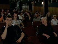 Dollface reccomend Two guys in an adult theater sex