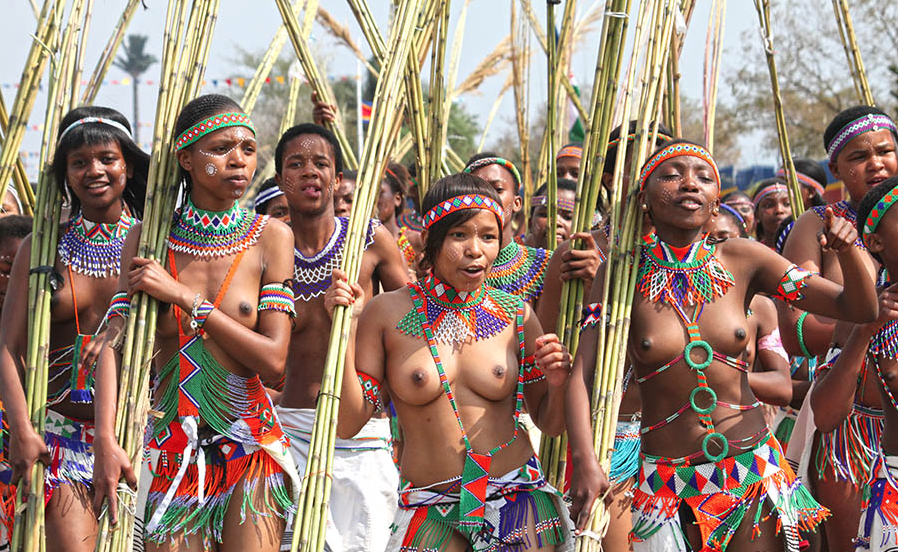 Zulu dance boob naked