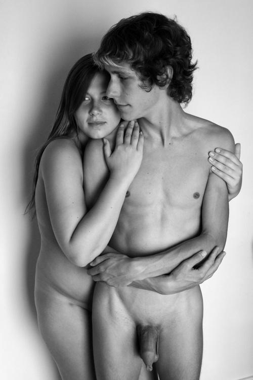 Brother and sister nude image