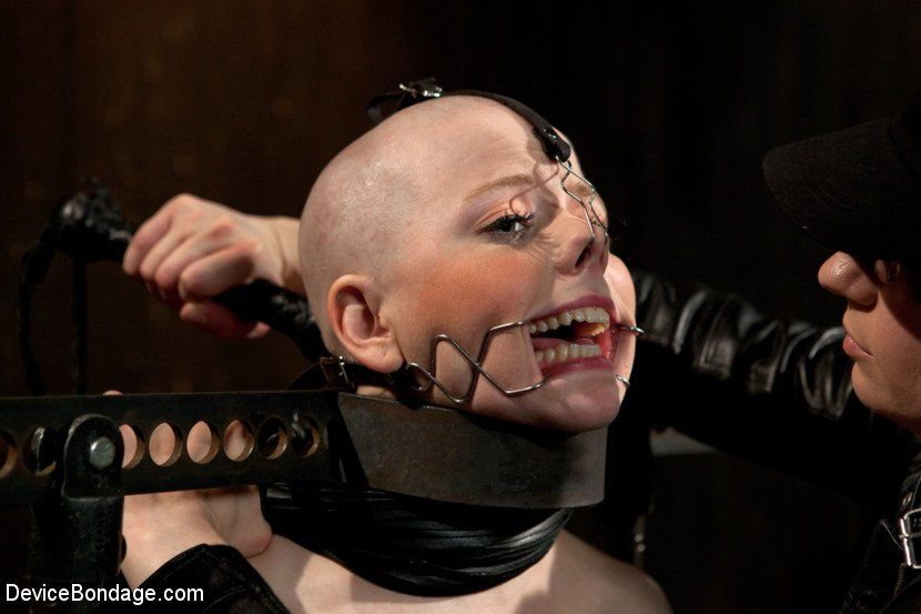 Shave bald girl