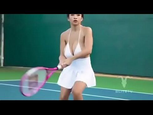 Naked butt upskirt tennis
