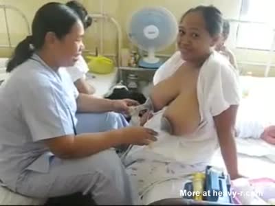 Girls milking boobs